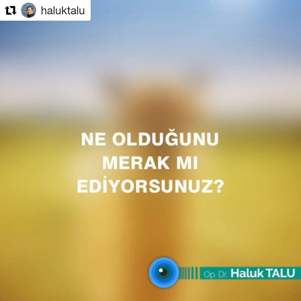 #Repost @haluktalu (@get_repost)
・・・
Gözünüzde katarakt varsa etrafınızdaki şeylerin ne olduğunu merak etmeniz normal…Görme kaybı, renklerde solukluk ve ışığa hassasiyet ile kendini gösteren katarakt rahatsızlığı çok basit bir operasyonla ağrısız olarak giderilebiliyor. Aynı gün taburcu olabileceğiniz bu kısa operasyondan çekinip dünyayı böyle bulanık görmeye değer mi? #DrHalukaTalu #dünyagözataköy #gözdoktoru #katarakt #cataract #eyesurgery